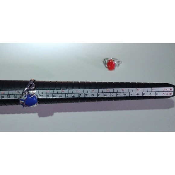 2 Silver Tone Rings - Beautiful - Picture 3 of 5